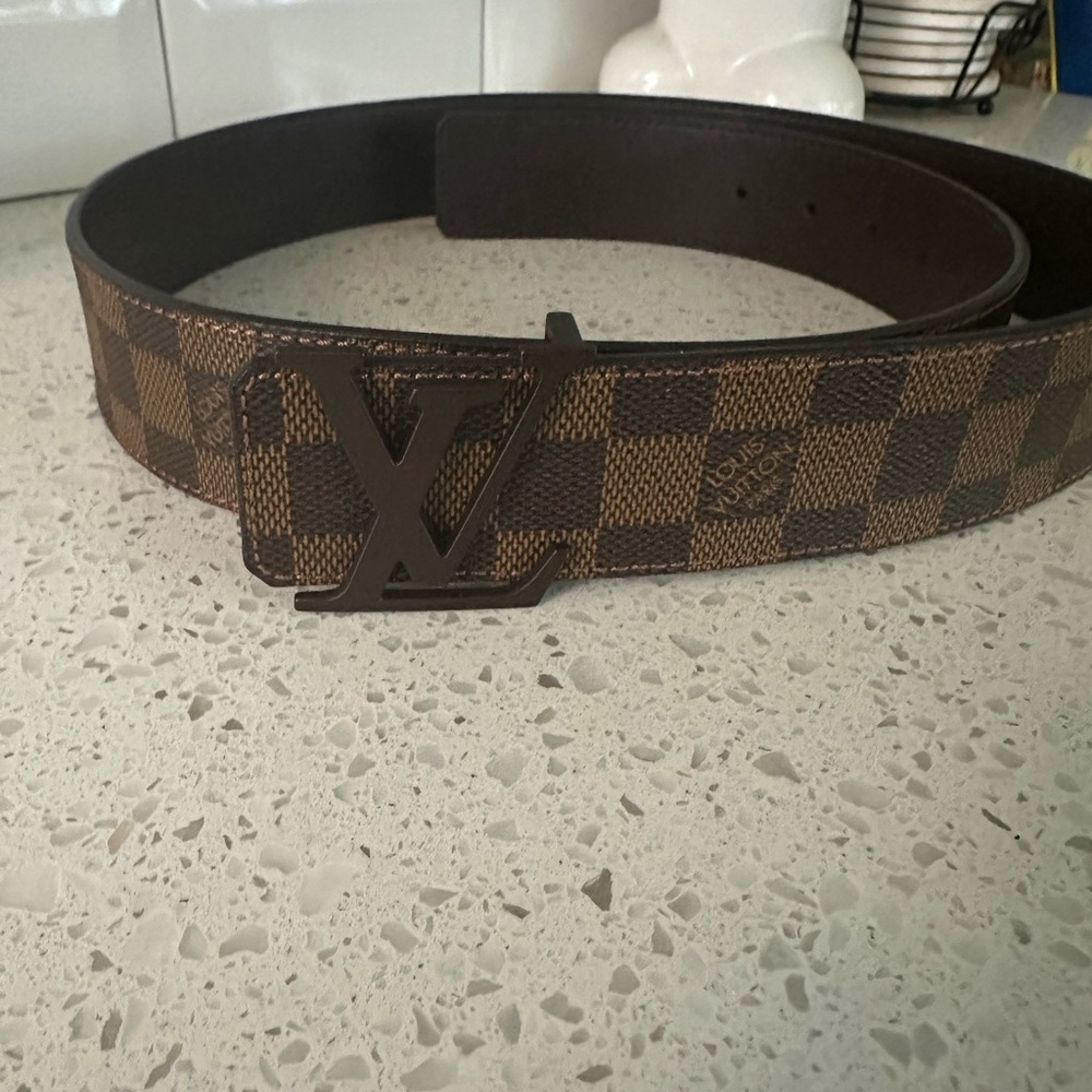 Louis Vuitton Brown Damier Belt